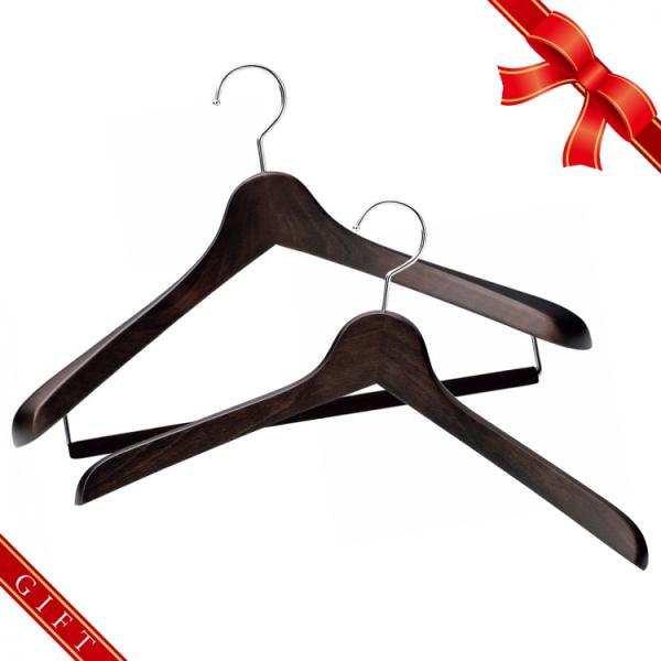 GFT-112/メンズハンガー 2種類セット【ナカタハンガー 公式/国産木製ハンガー/中田工芸製/中...