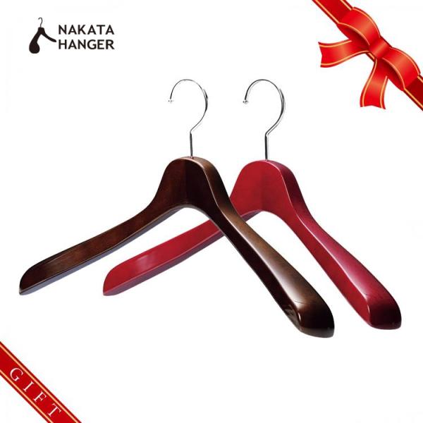 [ギフト] BRD-06M/メンズ＆レディスハンガー 2種類セット【ナカタハンガー 公式/国産木製ハ...