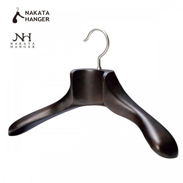 NH-2/メンズジャケットハンガー/スモークブラウン【ナカタハンガー 公式/国産木製ハンガー/中田工...