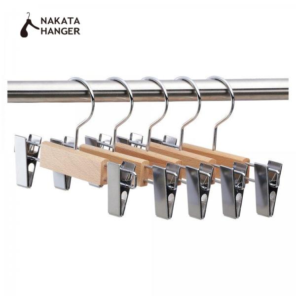 SET-08/キッズボトムハンガー 5本組/ナチュラル【ナカタハンガー 公式/国産木製ハン ガー/中...