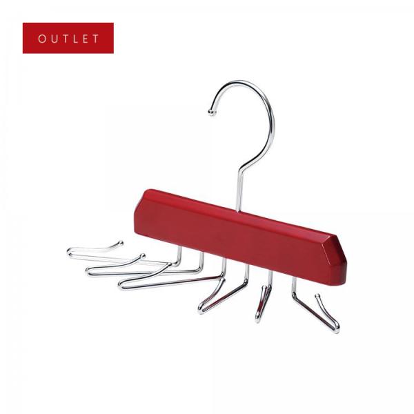 [アウトレット]ネクタイハンガー/ワインレッド【ナカタハンガー 公式/国産木製ハンガー/中田工芸製/...