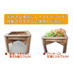 法人様限定商品 レイズドベッド キャスター付移...の詳細画像3