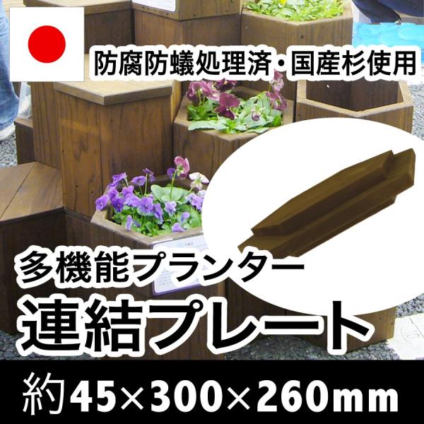 （多機能プランター：連結プレート）直植え／プランター／プランターカバー／小物入れ／スツール／ゴミ入れ...