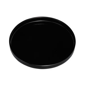 紀州漆器 11.0丸盆 黒 紀の山水 33cm お盆 トレー 伝統工芸 運び盆