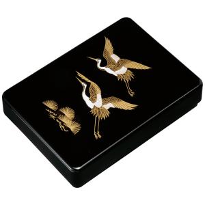 菊紋入 文庫 文箱 書類ケース しだ 叙勲祝い 記念品 紀州漆器 日本製
