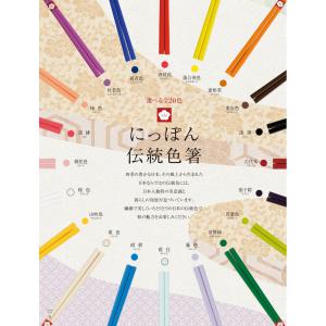 若狭塗 日本製 にっぽんの伝統色箸 全20色 ...の詳細画像1