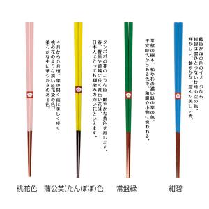若狭塗 日本製 にっぽんの伝統色箸 全20色 ...の詳細画像4