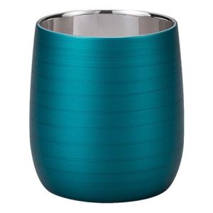 漆磨カップ（二重ロックカップだるま　パールブルー）