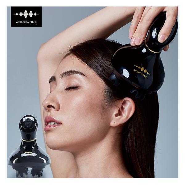 WAVEWAVE ヘッドリリースSPA 頭皮 頭 ケア スカルプ マッサージャー 電動 防水 お風呂...