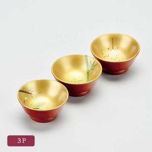 金地 1.8 小盃 2P 鶴亀(手描) 2客 酒器 天然木製 漆+ウレタン 合成塗料