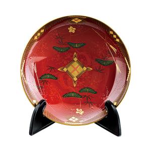 朱 3.9 単盃(スタンド付) 会津絵菊絵(漆・手塗・手描) 天然木製 会津