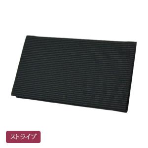 金封ふくさ ストライプ/黒 折りたたみ式 ポケット型