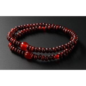 仏壇屋 滝田商店 腕輪念珠 数珠 ブレスレット 108珠 4重 緑檀(生命樹