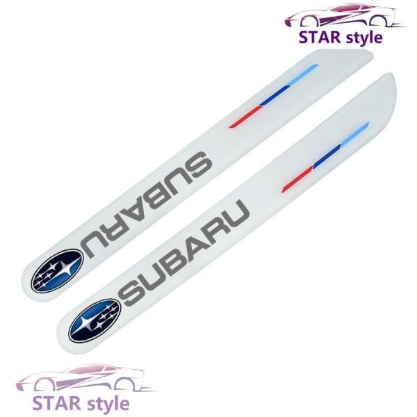 ◆スバル SUBARU◆フロント＆リアバンパープロテクター 傷防止 2個セット 車用 PVC素材 ド...