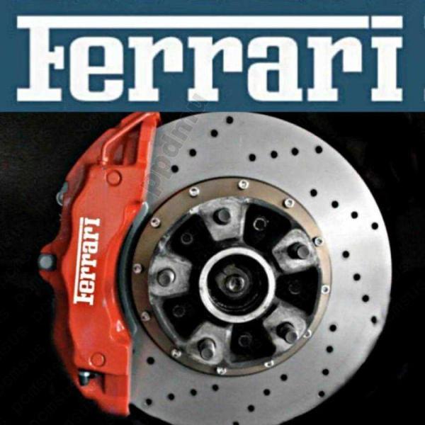 ◆ Ferrari 耐熱デカール ステッカー ドレスアップ ブレーキキャリパー/カバー カスタム F...