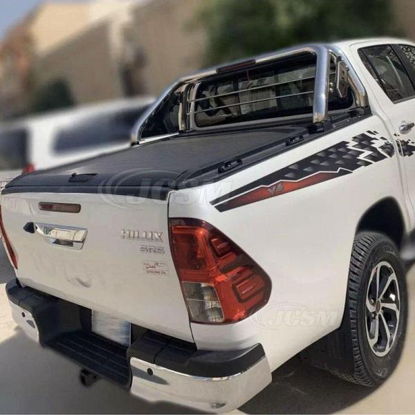 JCSM 高品質!!TOYOTA HILUX REVO ハード プロテクター ロールシャッター式 手...