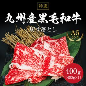 特選 九州産黒毛和牛A5切り落とし 400g×1 和牛 牛肉 肉 すき焼き しゃぶしゃぶ 切り落とし 高級