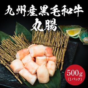 九州産黒毛和牛丸腸 500g ホルモン 焼肉 もつ鍋 バーベキュー BBQ もつ モツ 牛モツ｜nakayamaya