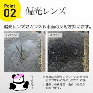 クリップオンサングラス 偏光 サングラス UV...の詳細画像3