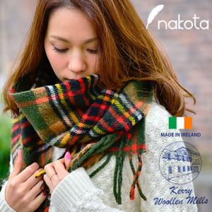 nakota × KERRY WOOLEN MILLS (ナコタ×ケリーウーレンミスズ) KILLARNEY MUFFLER タータンチェック マフラー ストール 大判 男女兼用｜nakota