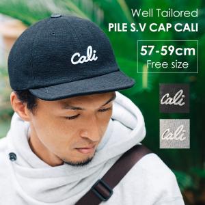 Well Tailored ウェルテイラード PILE S.V CAP CALI  キャップ 帽子 ワンポイントロゴ シンプル メンズ レディース プレゼント  30代 40代 50代 60代｜nakota