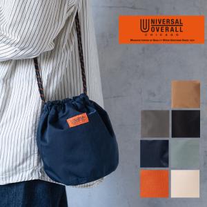 UNIVERSALOVERALL ユニバーサルオーバーオール カラーザイルナイロンポーチ 巾着 バッグ ポーチ メンズ レディース プレゼント 30代 40代 50代 60代