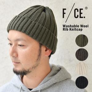 F/CE. （エフシーイー） ウォッシャブルウール リブ ニットキャップ ニット帽 帽子 F1602ACS0006｜nakota