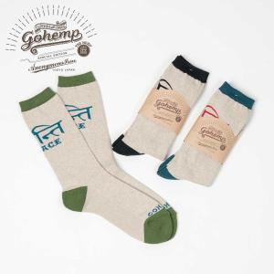 AnonymousIsm アノニマスイズム GH. バックロゴクルー 靴下 ソックス クルー丈 メンズ レディース ロゴ シンプル プレゼント