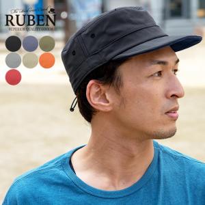 「爆買」RUBEN ルーベン 撥水テフロンワークキャップ 帽子 メンズ レディース 撥油 大きいサイズ ビッグ...
