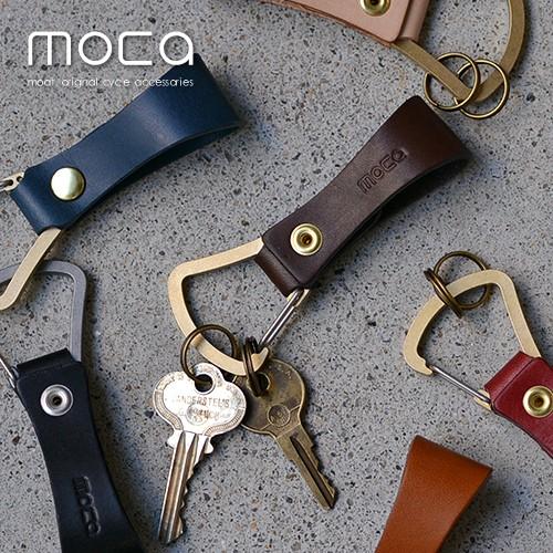 moca（モカ） KEY HOLDER キーホルダー レザー 革 小物 キーホルダー 小物 真鍮 ス...