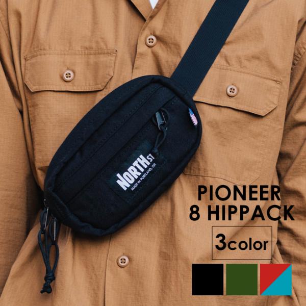 North St. ノースストリート PIONEER 8 HIPPACK ボディバッグ ショルダーバ...