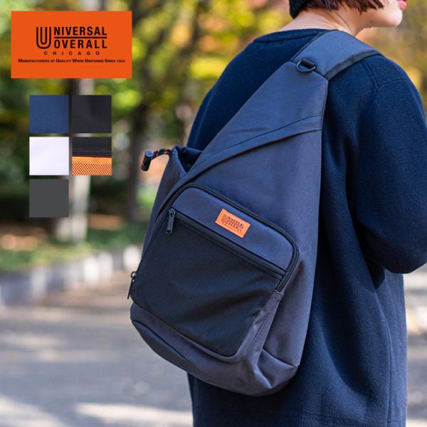 UNIVERSALOVERALL ワンショルダー ボディーバッグ バッグ 大きめ 大容量 三角型 A...