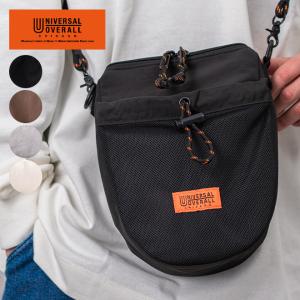 UNIVERSAL OVERALL ユニバーサルオーバーオール フロントメッシュミニショルダー ショルダーバッグ サコッシュ カバン ポーチ メンズ レディース おしゃれ カジ