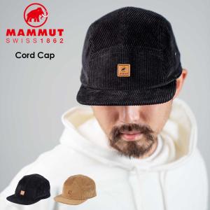 mammut マムート コード キャップ コーデュロイ 帽子 ジェットキャップ コットン 秋 冬 メンズ レディース キャンプ アウトドア キャンプ 釣り アウトドア 登山