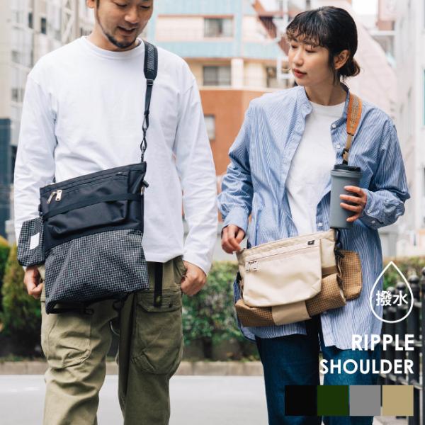 CIE シー RIPPLE SHOULDER リプルショルダーバッグ サコッシュ 撥水 アウトドア ...