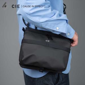 CIE シー GRID3 BUTTERFLY SACOCHE Mサイズ サコッシュ メンズ 日本製 バタフライサコッシュ M 2層構造 軽量 長財布収納可 2.8L ショルダーバッグ