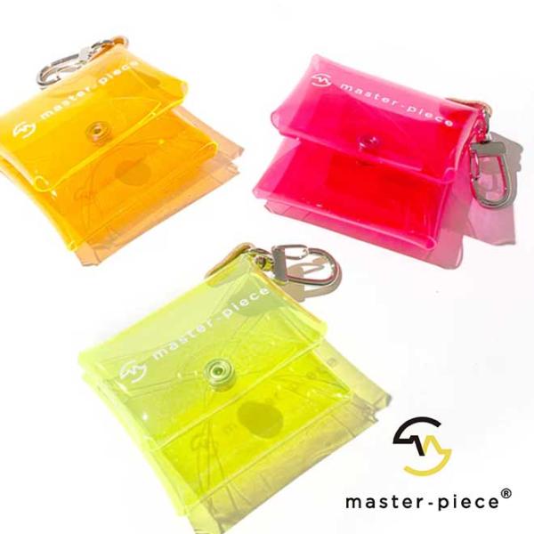 master piece マスターピース CLEAR クリアポーチ メンズ 日本製 ナスカン付き 透...