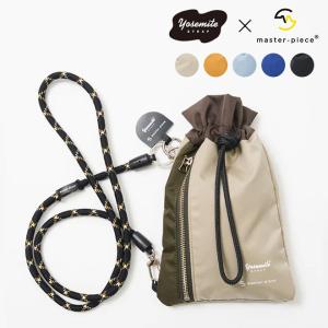 YOSEMITE STRAP × master-piece モバイルストラップ ネック コイン ポーチ メンズ レディース オシャレ 旅行 かわいい 柄 プレゼント 30代 40代 50代 60代