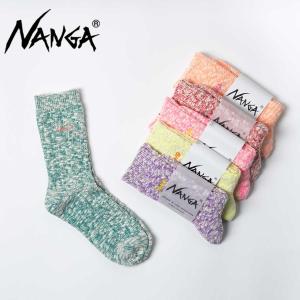 NANGA ナンガ COLOR SLAB YARN 3/4 SOCKS 靴下 メンズ レディース 日本製 カラー アウトドア キャンプ