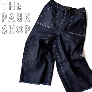 デニムパンツ ワイド ビッグ キッズ 子供用 ストレッチ THE PARK SHOP(ザ パークショッ...