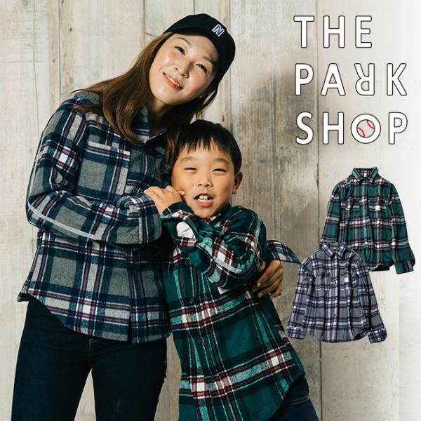 THE PARK SHOP ザパークショップ HOLIDAYS NEL SHIRT ネルシャツ チェ...