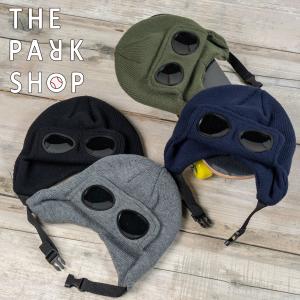 THE PARK SHOP ザ・パークショップ GOGGLE SNOW CAP 帽子 ニット帽 ゴーグル付き サングラス キッズ 子供用 プレゼント 親子 お揃い 普段使い カジュアル シ