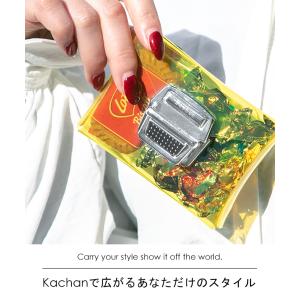 kachan カチャン カードケース クリア ...の詳細画像2