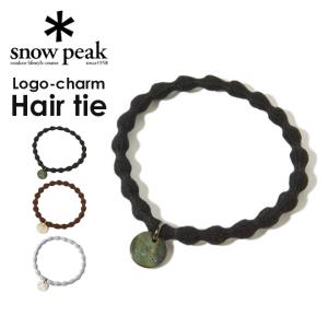 snow peak スノーピーク Logo-charm Hair tie ロゴ チャーム ヘアー タイ レディース メンズ プレゼント ヘアゴム ブレスレット