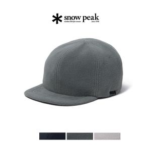 snowpeak スノーピーク Double Face Fleece Cap フリース キャップ 軽量 暖かい 通気性 耐久性 シンプル アウトドア 防寒 冬