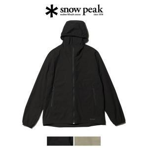 snow peak スノーピーク Stretch Packable Jacket パッカブル ポケッタブル ジャケット アウター ストレッチ 軽量 伸縮性 ポリエステル メンズ レディース｜