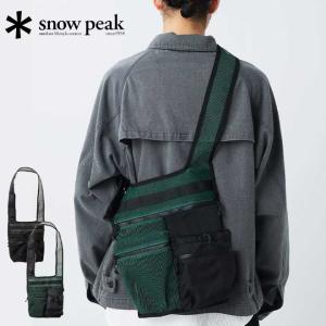 snowpeak スノーピーク Mesh Bag メッシュ ショルダーバッグ サコッシュ カバン メンズ レディース ユニセックス アウトドア キャンプ カジュアル シンプル
