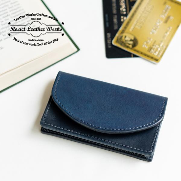 【爆買】RE.ACT リアクト Solid Indigo Card Case ソリッドインディゴカー...