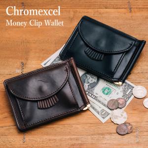 Re-ACT リアクト Chromexcel Leather Fringe Money Clip Wallet クロムエクセル レザー フリンジ マネークリップ 財布 コンパクト 本革｜nakota