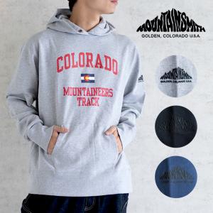 【爆買】MOUNTAINSMITH マウンテンスミス フロントロゴスウェットパーカー プルオーバー リサイク...